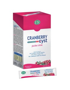 Esi Cranberry Cyst  Pocket Drink Integratore Benessere Vie Urinarie 16 Pocket Drink